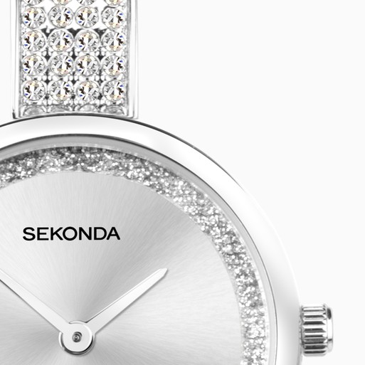 Sekonda Aurora Ladies Watch | Silver Alloy Case & Bracelet with Silver Dial  | 40597